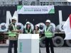 Jajaran manajemen PT Sunrise Steel di acara pelepasan ekspor ZINIUM
